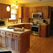 kitchen-gets-a-new-twist-with-indigo-blue-and-vanilla-painted-cabinetry-in-dover-pa 0
